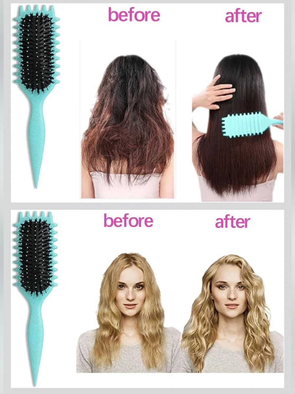Curler Define Styling Comb Brush